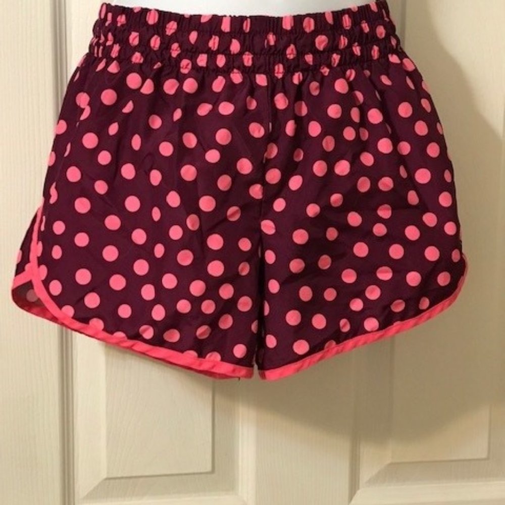 Wine and Pink Danskin NOW running shorts Small Womens 4-6